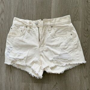 Off-white thick Denim Shorts